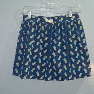 Oshkosh B'gosh navy pineapple skort